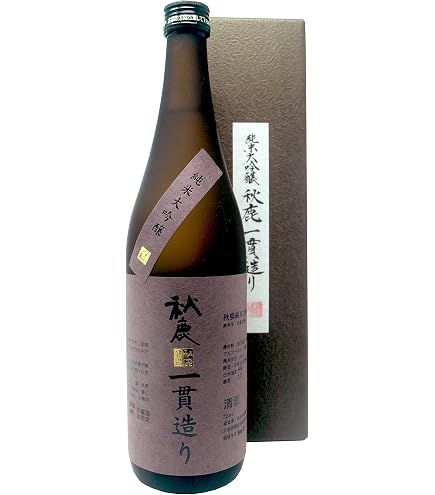Amazon.co.jp: 秋鹿 (あきしか) 純米吟醸 超辛口 1.8L : 食品・飲料・お酒